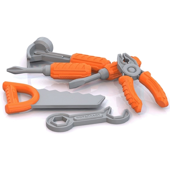 

Нордпласт Набор инструментов Мастер (6 предметов) в сетке, Набор инструментов Мастер (6 предметов) в сетке