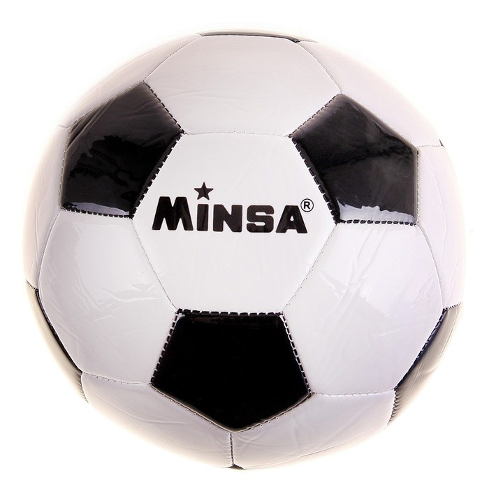 Minsa Мяч футбольный Классический размер 5 634889 - фото 1