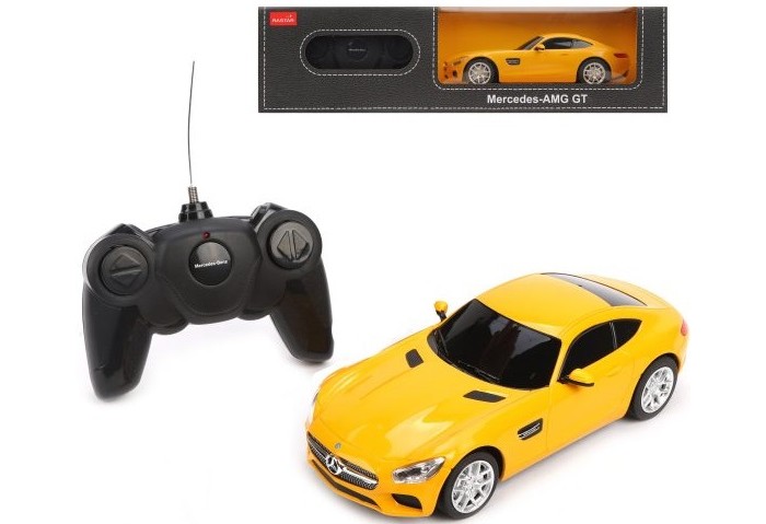 цена Радиоуправляемые игрушки Rastar Машина р/у Mercedes AMG GT3 1:24