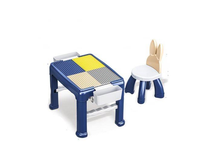 Детские столы и стулья ХэппиЛенд Игровой набор для сборки конструктора: стол и стул