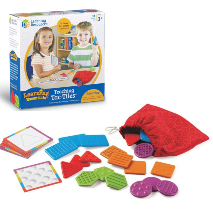 Игровые наборы Learning Resources Игровой набор Тактильные плитки (31 элемент)