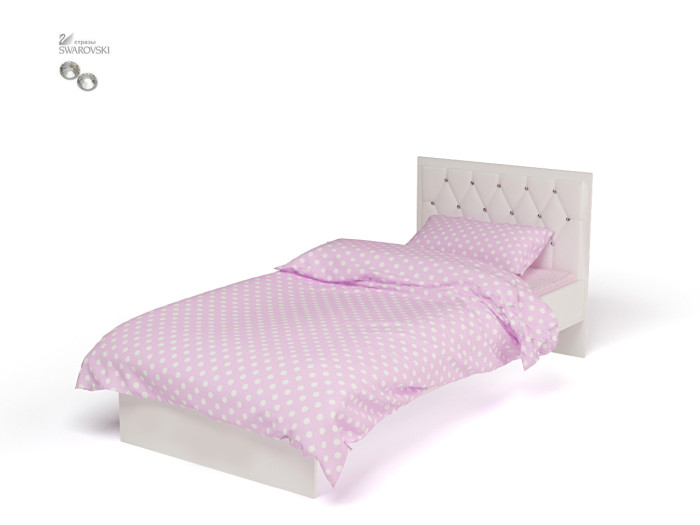 Кровати для подростков ABC-King Фея со стразами Сваровски без ящика 190x90 см