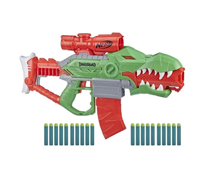 Игрушечное оружие Nerf Игровой набор бластер Дино Рекс Рэмпейдж бластер hc toys бластер nerf фортнайт револьвер e7515 в к