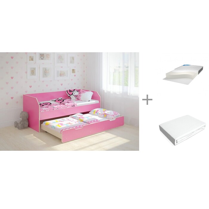 Подростковая кровать Легенда Двухъярусная 13.2 с матрасом Гармония снов ...