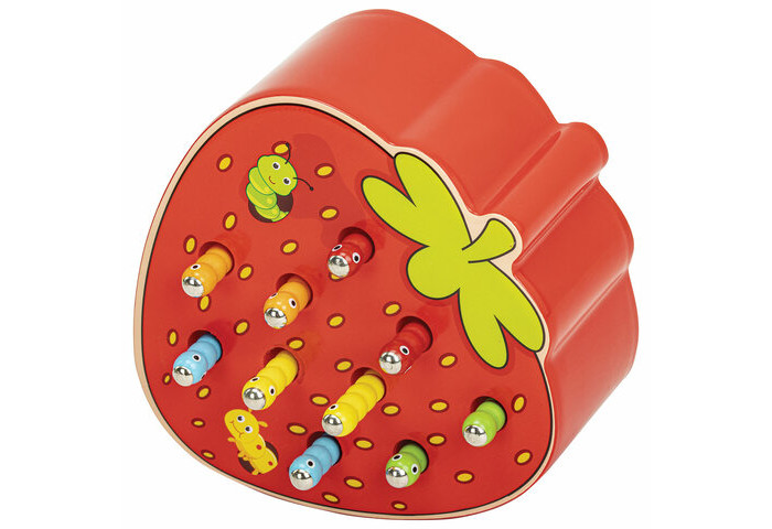 

Деревянная игрушка Brauberg Магнитная рыбалка Червяки, Магнитная рыбалка Червяки