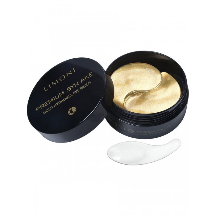 фото Limoni антивозрастные гелевые патчи со змеиным ядом premium syn-ake gold hydrogel eye patch