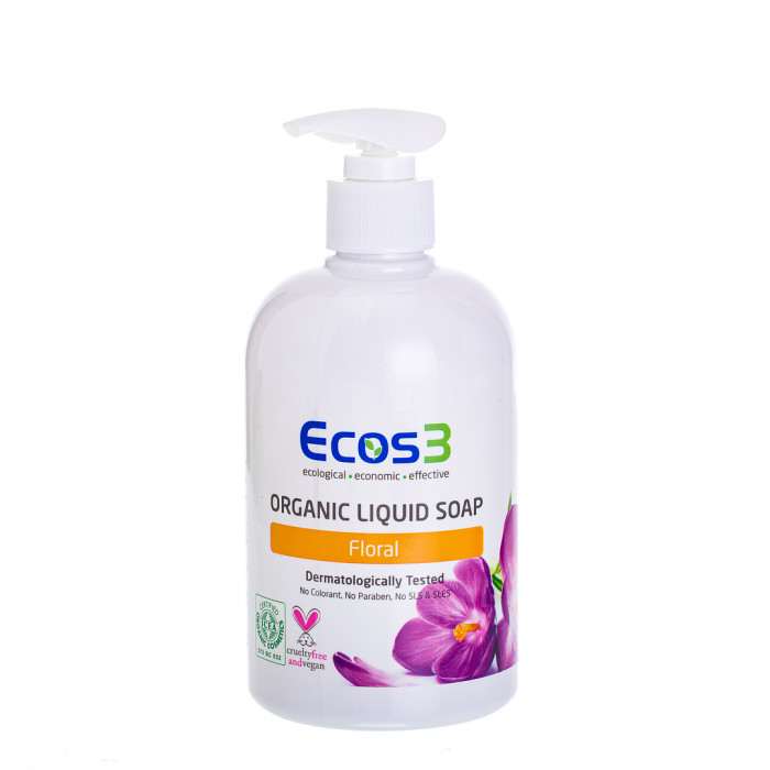 Ecos3 Органическое жидкое мыло Цветочное 300 мл