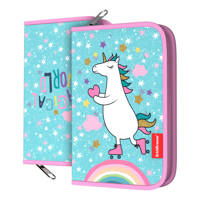 

ErichKrause Пенал-книжка с наполнением Rainbow Skate 205х135x30 мм, Пенал-книжка с наполнением Rainbow Skate 205х135x30 мм