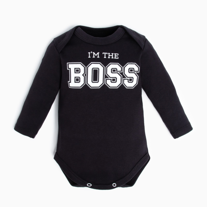 

Крошка Я Боди детское с длинным рукавом Boss, Боди детское с длинным рукавом Boss