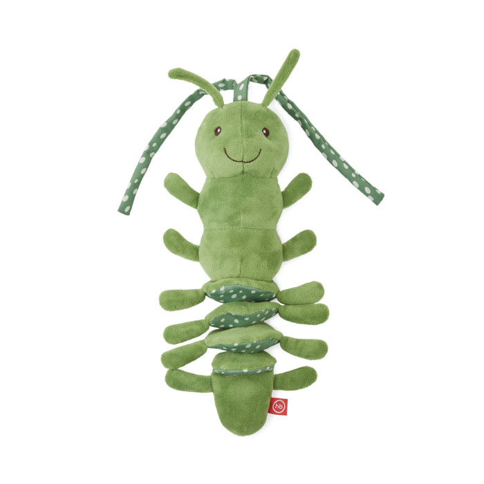 Подвесная игрушка Happy Baby растяжка с вибрацией гусеница