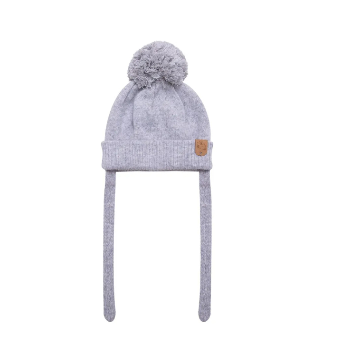 Airwool Шапка детская с помпоном на завязках зимняя 8868 зимняя шапка с мембраной aswery moirana