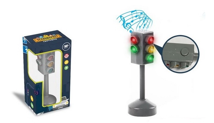 игровые наборы abtoys обучающая игра светофор и дорожные знаки Ролевые игры ABtoys Светофор и дорожные знаки