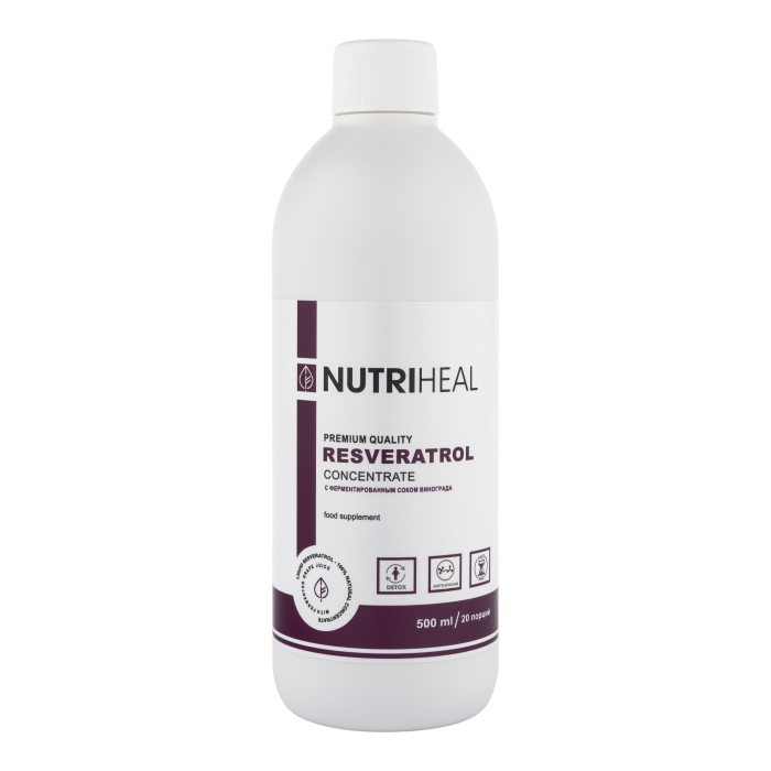 Nutriheal Ресвератрол концентрант (100 мг/порц) обогощенный ДМАЕ цитрат (500 мг/порц) 500 мл