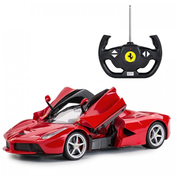 Радиоуправляемые игрушки Rastar Машина на радиоуправлении Ferrari LaFerrari со световыми эффектами 1:14 легковой автомобиль rastar ferrari laferrari aperta 75800 1 14 33 см красный