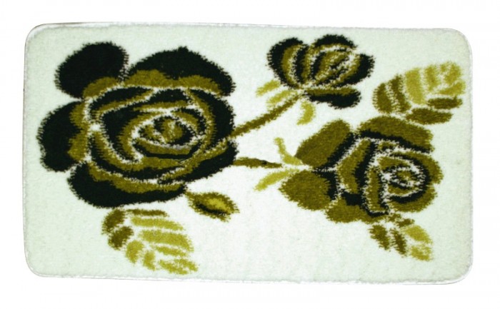 Aqua-Prime Prestige Коврик для ванной комнаты Цветы 60х100 см