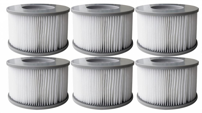 

Бассейн MSpa Комплект фильтровальных картриджей для СПА-бассейна 6 шт., Комплект фильтровальных картриджей для СПА-бассейна 6 шт.