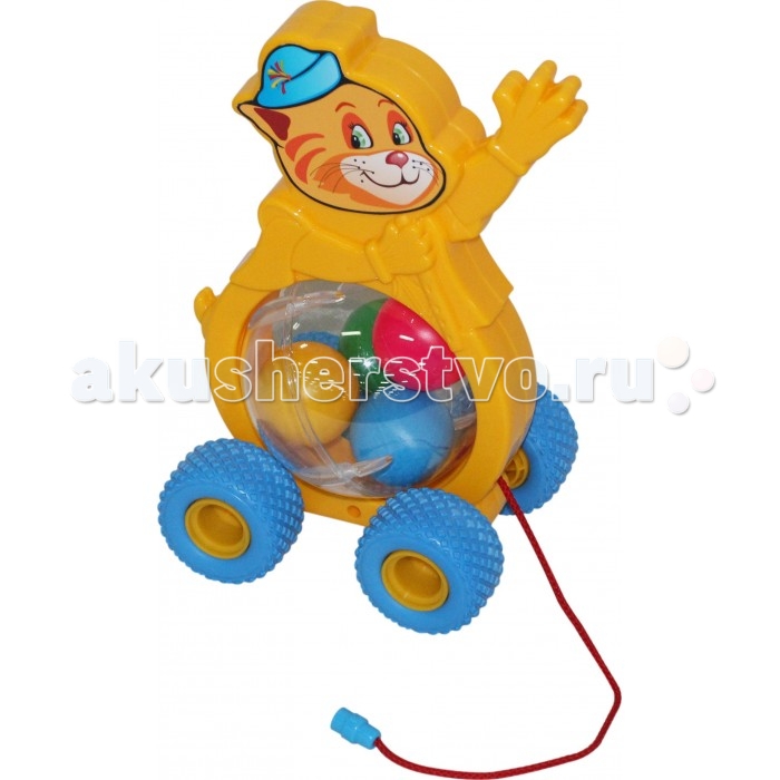 Каталки-игрушки Полесье Котенок каталки полесье машина мишка