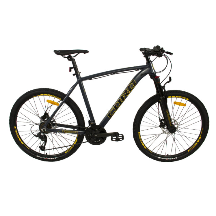 Велосипед двухколесный Cord Horizon 27.5 с дисковыми гидравлическими тормозами 2023 CRD-DLX2701-21