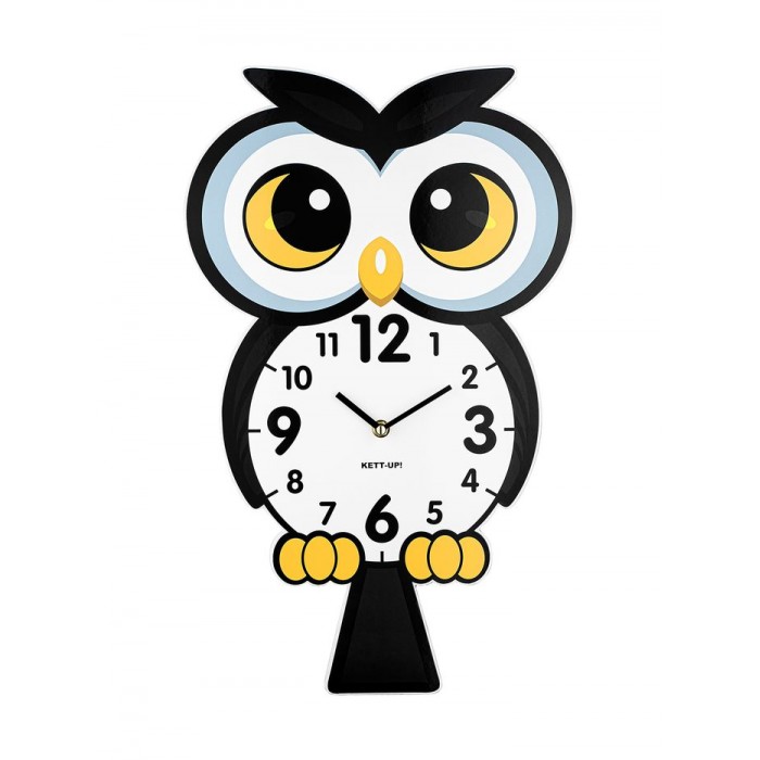 Часы Kett-Up детские настенные Design Zoo Филин часы kett up детские настенные eco слоник