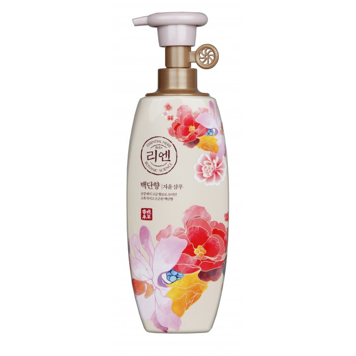 ReEn Парфюмированный шампунь для волос Baekdanhyang 500 мл парфюмированный шампунь для волос c ароматом иланг иланг и мандарина 500мл