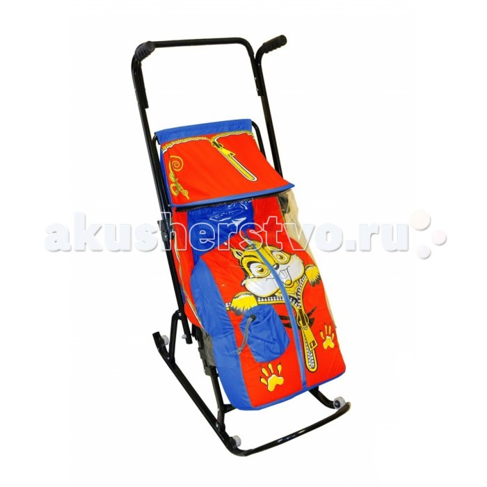 

Санки-коляска R-Toys Снегурочка 4-Р Бельчонок, Снегурочка 4-Р Бельчонок