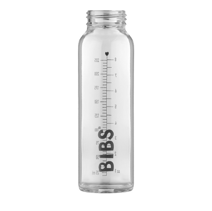 Бутылочка BIBS Glass Bottle 225 мл ophir 10x dual action airbrush glass bottle jar w suction top airbrush parts refillable bottles for model paint ac016 10x