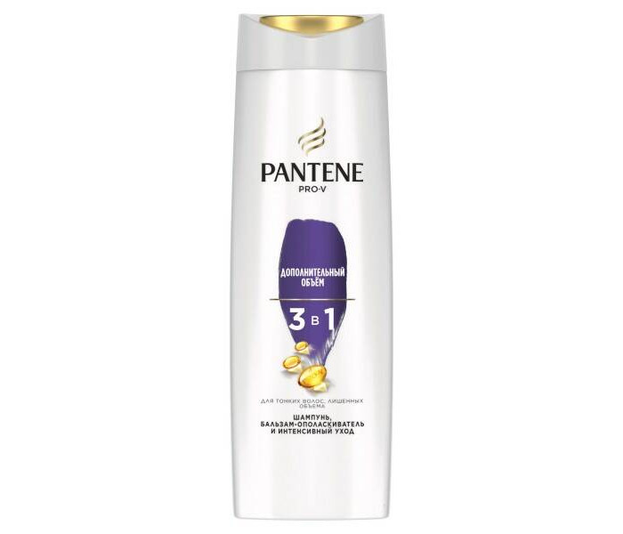 Pantene Pro-V Шампунь 3 в 1 Дополнительный объем для тонких лишенных объема волос 360 мл