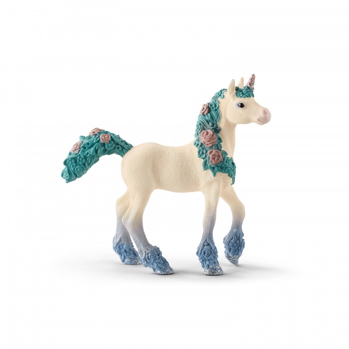 фото Schleich фигурка цветочный единорог жеребенок