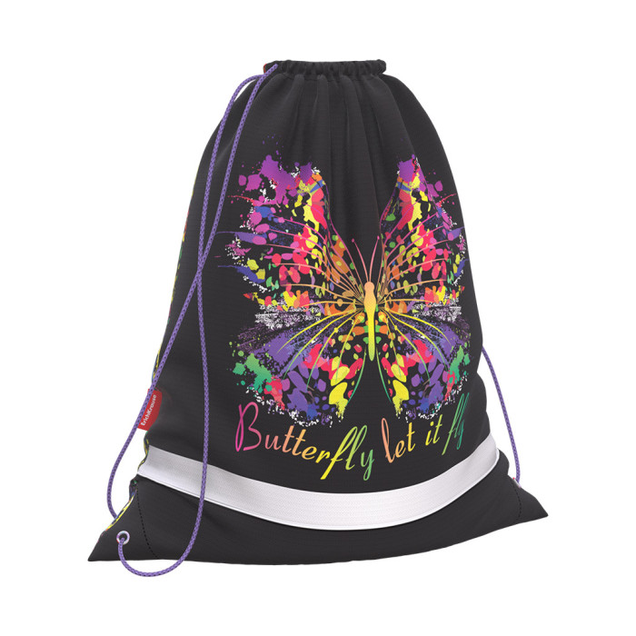 

ErichKrause Мешок для обуви Butterfly 440x365 мм, Мешок для обуви Butterfly 440x365 мм