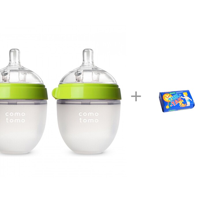 Бутылочка Comotomo Natural Feel Baby Bottle 0-3 мес. 150 мл 2 шт. и мыло Тик-так 150 г Свобода