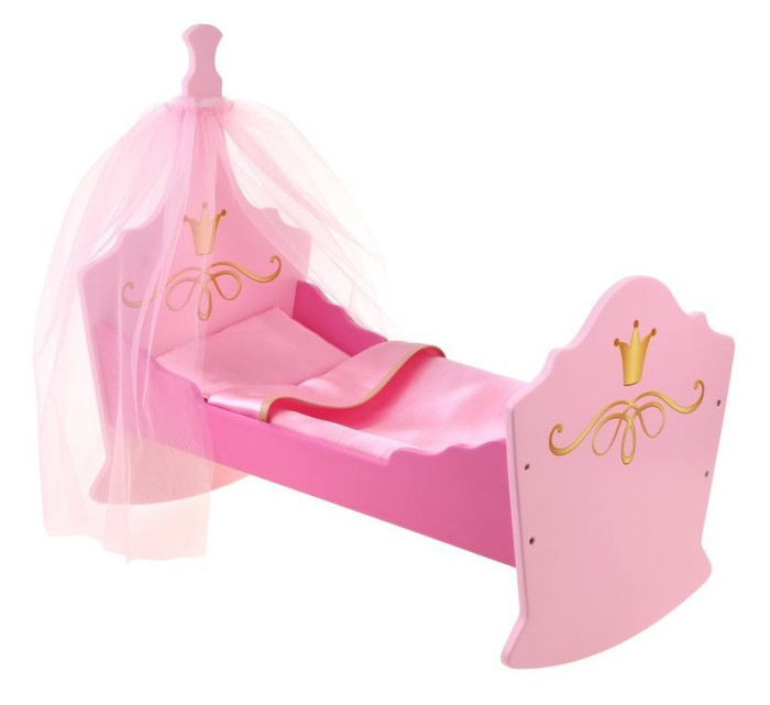 Кроватка для куклы Mary Poppins люлька с балдахином Принцесса
