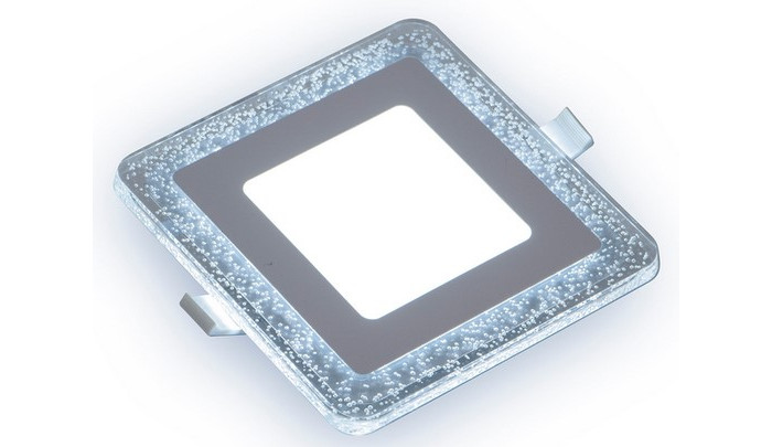 

Светильник Gauss Bubbles квадрат 6+3W 540lm 4000K 180-265V IP20 143x143x31 мм, Bubbles квадрат 6+3W 540lm 4000K 180-265V IP20 143x143x31 мм