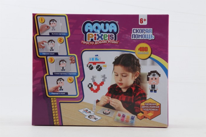 

1 Toy Aqua Pixels Водяной пазл Снежная королева 520 деталей, Aqua Pixels Водяной пазл Снежная королева 520 деталей