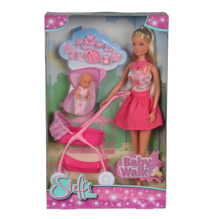 Куклы и одежда для кукол Steffi Кукла с ребёнком кукла steffi штеффи и кукла еви с кроликами 5732156029