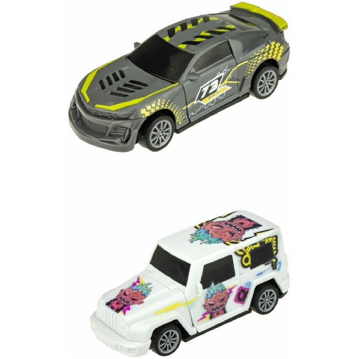 

1 Toy CrashFest 2 машинки инерционные Sky/Sabotage 2 в 1, CrashFest 2 машинки инерционные Sky/Sabotage 2 в 1