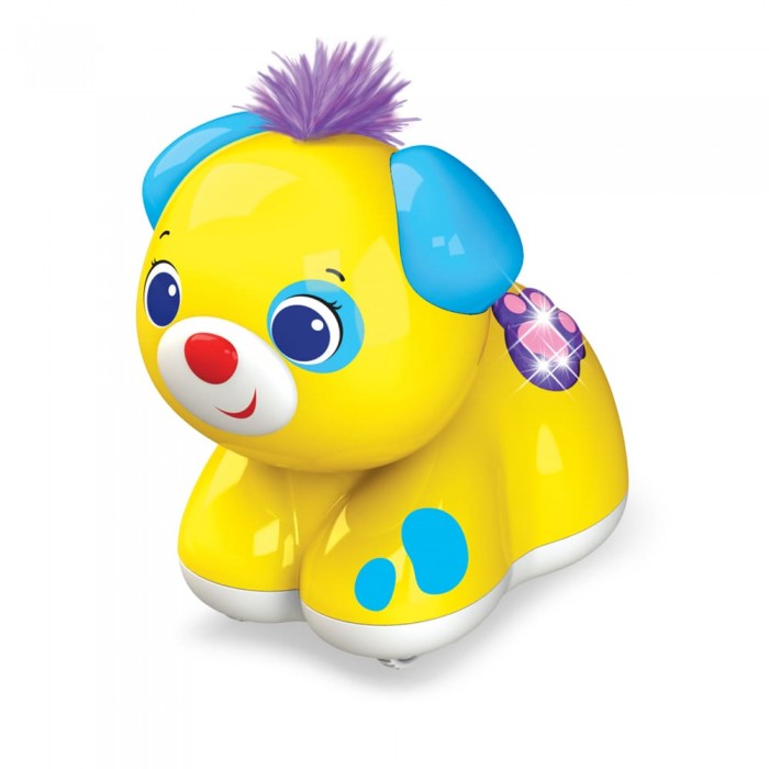 Интерактивная игрушка Азбукварик Веселые друзья Щенок игрушка интерактивная jiggly pets щенок пап голубой
