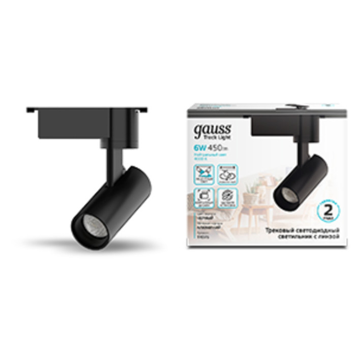 

Светильник Gauss трековый цилиндр LED 6W 600lm 4000K 180-220V IP20 155х45 мм, трековый цилиндр LED 6W 600lm 4000K 180-220V IP20 155х45 мм