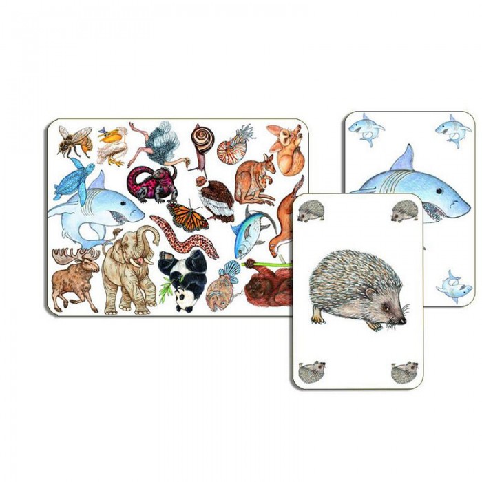 Настольные игры Djeco Детская настольная карточная игра Занимач настольная игра дубль животные карточная