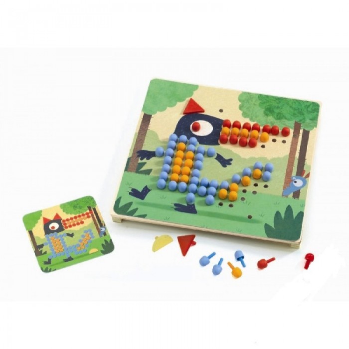 Djeco Настольная игра Мозаика Риголо деревянная игрушка djeco развивающая игра животные