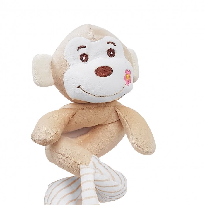 Мягкая игрушка Uviton спиралька Обезьянка 24 см мягкая игрушка kidwow обезьянка с малышом 351749737
