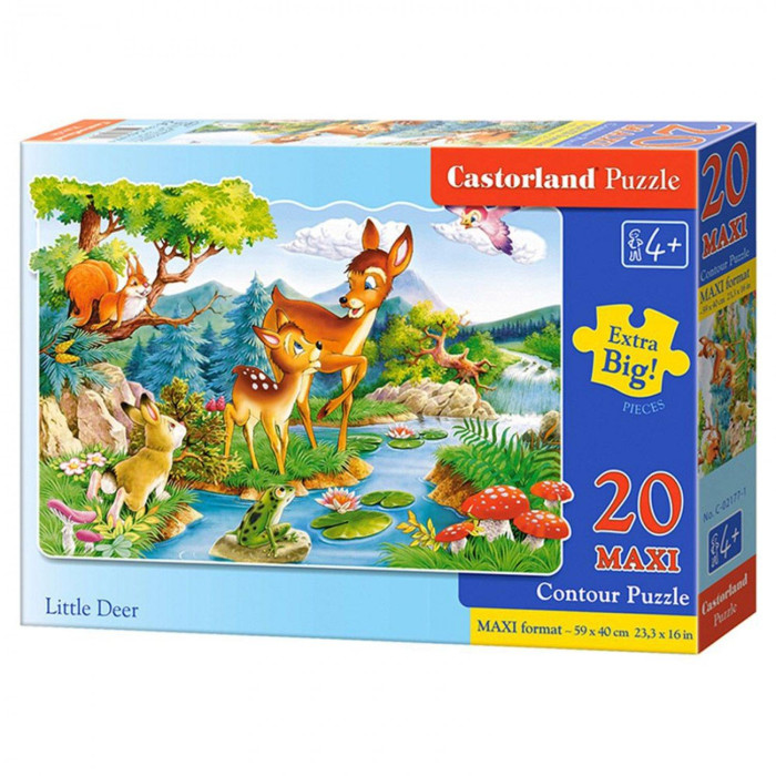 

Castorland Пазлы MAXI Бэмби (20 элементов), Пазлы MAXI Бэмби (20 элементов)