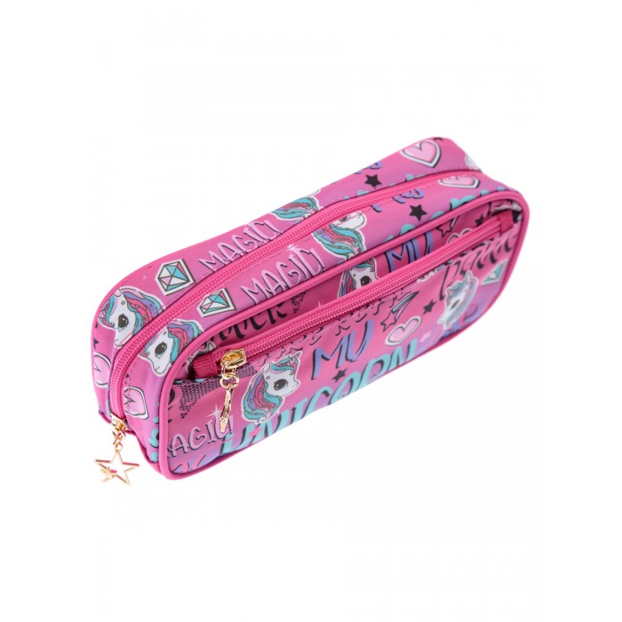 Купить школьный пенал для девочки с космос сине-розовый в интернет магазине zenin-vladimir.ru
