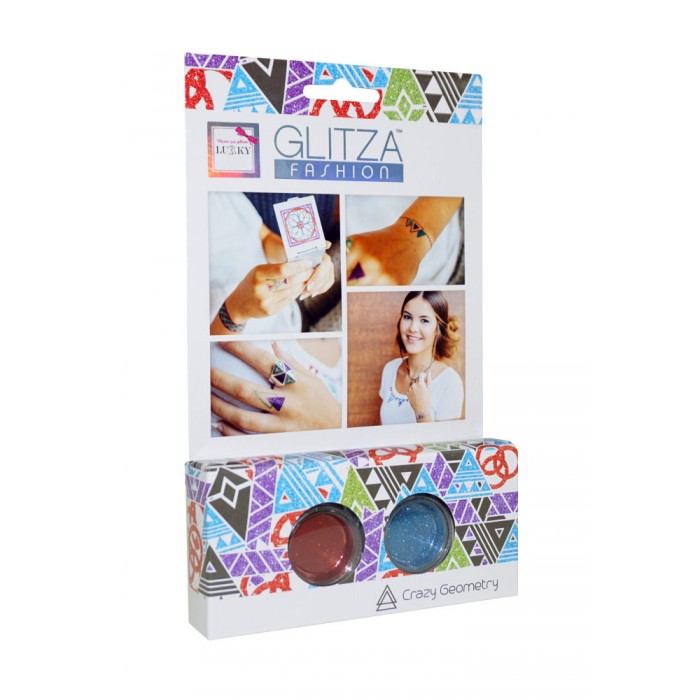 

Glitza Fashion Lukky Набор тату Безумная геометрия, Fashion Lukky Набор тату Безумная геометрия