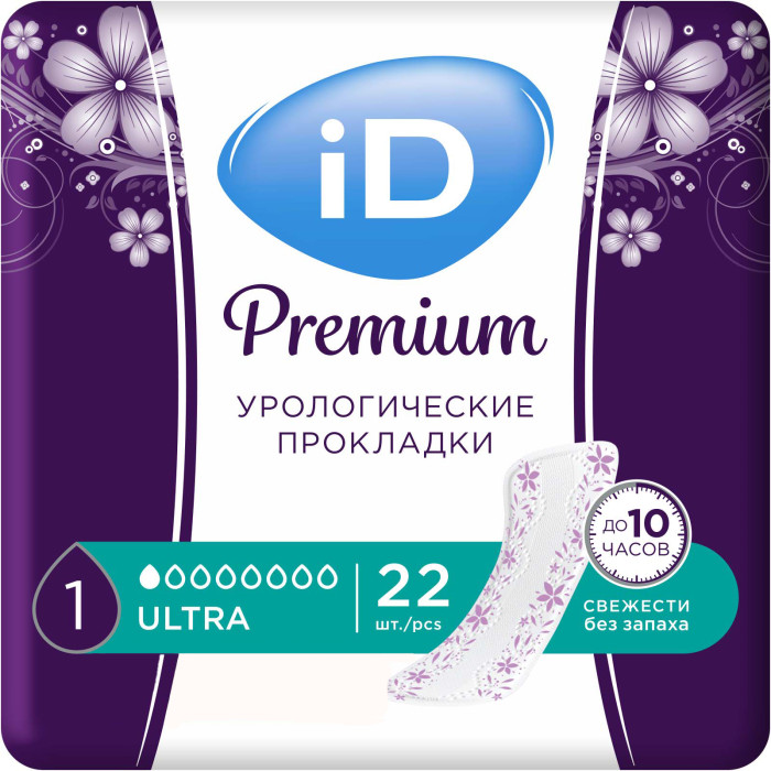  iD Урологические прокладки Premium Ultra 22 шт.