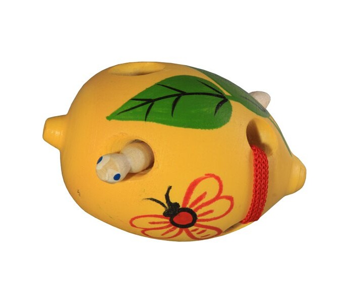

Деревянная игрушка RNToys Лимон шнуровка, Лимон шнуровка