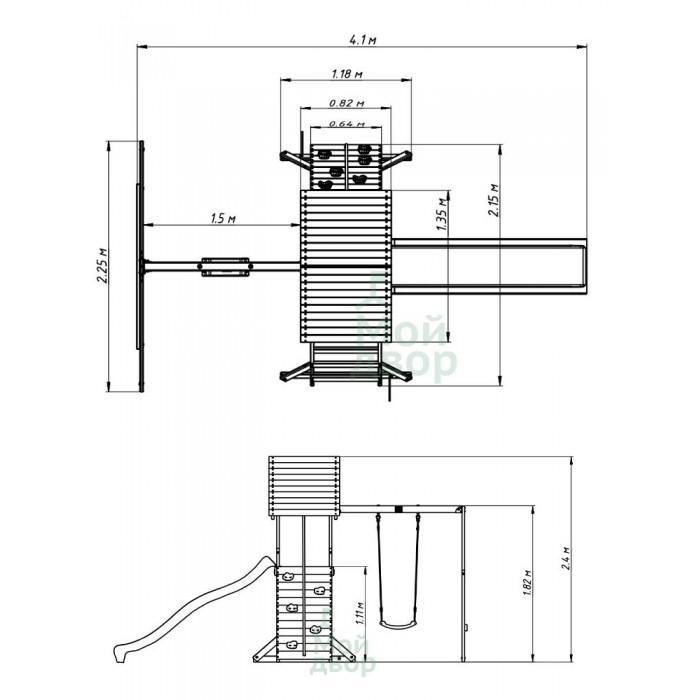 MoyDvor Детская площадка Крепость свободы