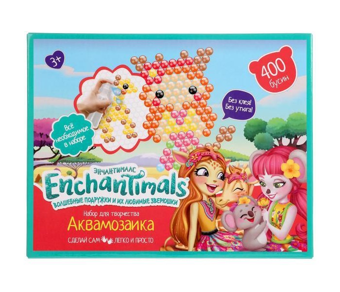

Multiart Аквамозаика Энчентималс 400 бусин AQUABEADS400-EN5, Аквамозаика Энчентималс 400 бусин AQUABEADS400-EN5