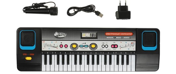Музыкальный инструмент Играем вместе Электронный синтезатор 1604M356-R