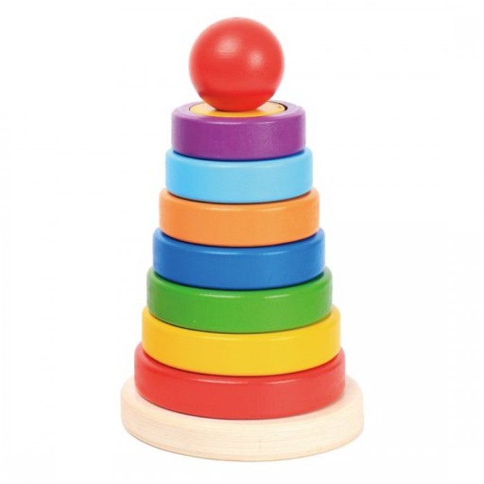 Деревянная игрушка Mapacha Пирамидка-сортер Знайка развивающая деревянная игрушка alatoys балансир сортер геометрик бл07