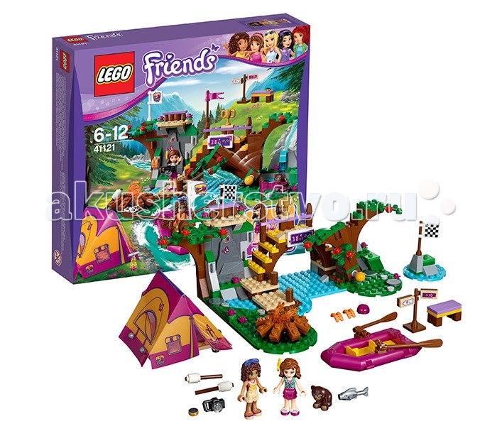 Lego friends best sale adventure camp rafting